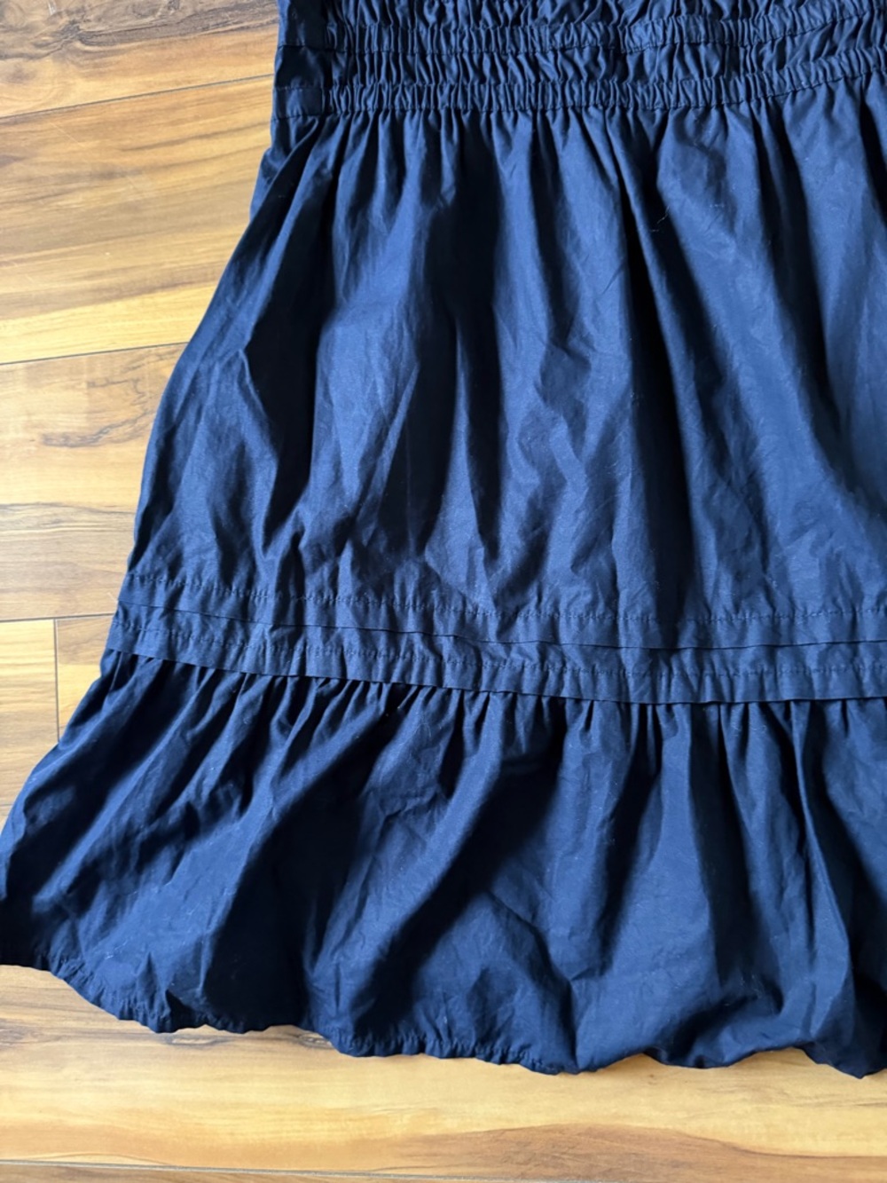 Quince 100% organic cotton tiered Mini Dress - Picture 3 of 8